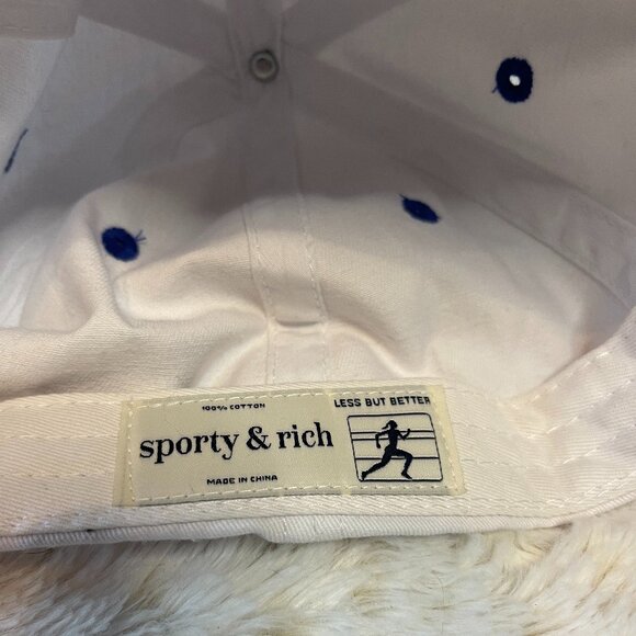 Sporty & Rich NBA parody logo hat - VERY RARE FIND
